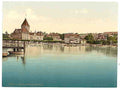 Vintage Ouchy Hotel de Chateaux Geneva Lake A4 Photo Print
