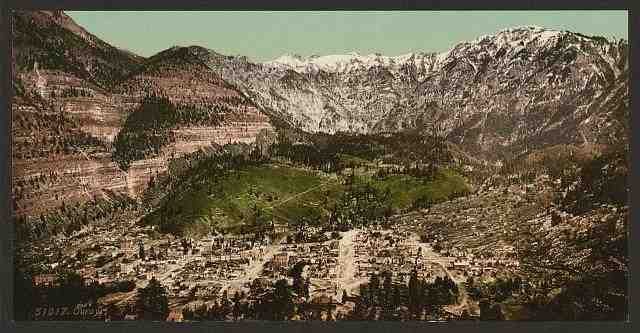 Vintage Ouray A4 Photo Print