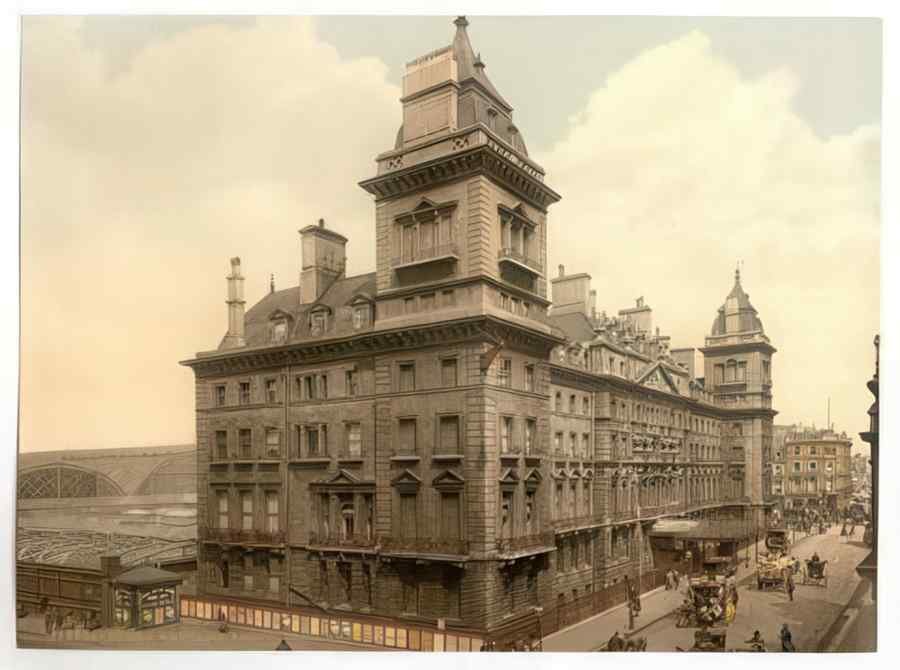 Vintage Paddington Great Western Hotel London And Suburbs England A4 Photo Print