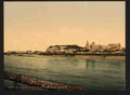 Vintage Palace chapel and bridge over the Rhone Avignon Provence A4 Photo Print