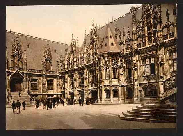 Vintage Palais de Justice Rouen A4 Photo Print