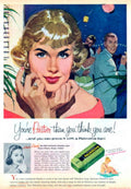 Vintage Palm Olive 1950s Vintage Retro Advert Poster