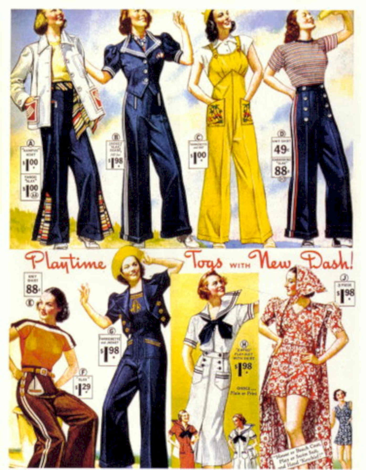 Vintage Pants Toys 1930s Vintage Retro Advert Poster