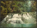 Vintage Paradise Falls Pocono Mountains Pennsylvania A4 Photo Print