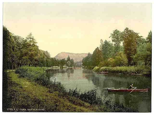 Vintage Paradise Jena Thuringia A4 Photo Print