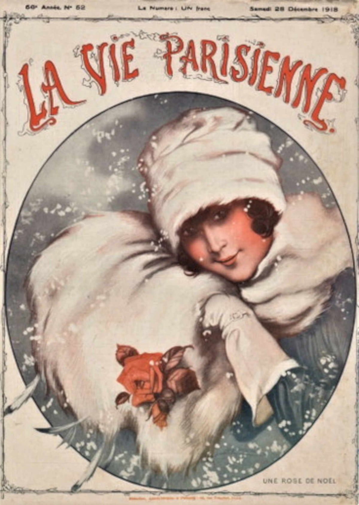 Vintage Parisienne Rose La Vie Parisienne Vintage Retro Advert