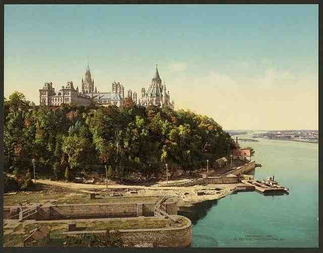 Vintage Parliament buildings Ottawa 2 A4 Photo Print