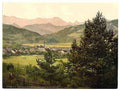 Vintage Partenkirchen Upper Bavaria A4 Photo Print
