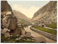 Vintage Pass I Llanberis A4 Photo Print