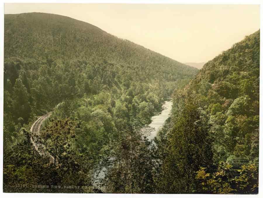 Vintage Pass Of Killiecrankie Queens View 2 Scotland A4 Photo Print