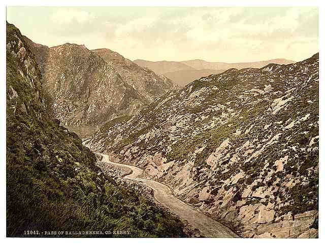 Vintage Pass of Ballaghbema County Kerry A4 Photo Print