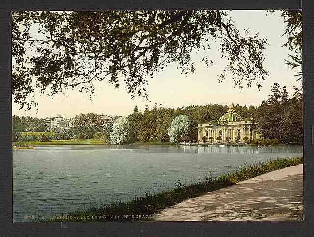 Vintage Pavilion and Castle Zarskoje Selo A4 Photo Print