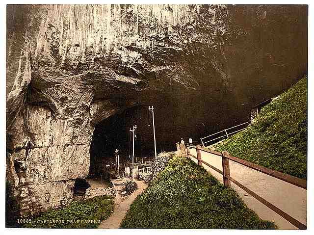 Vintage Peak Cavern Castleton Derbyshire A4 Photo Print