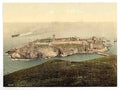 Vintage Peel general view of castle Isle of Man A4 Photo Print