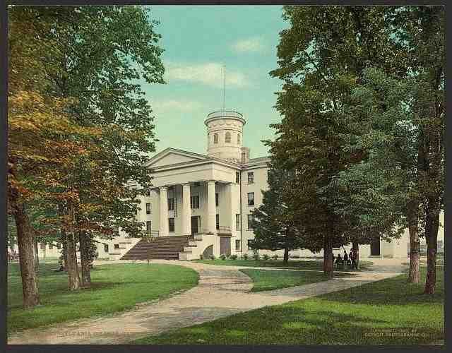 Vintage Pennsylvania College Gettysburg A4 Photo Print