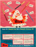 Vintage Pens Christmas 1950s Vintage Retro Advert Poster