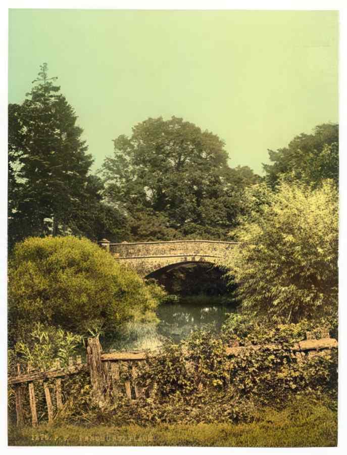 Vintage Penshurst Bridge Tunbridge Wells England A4 Photo Print