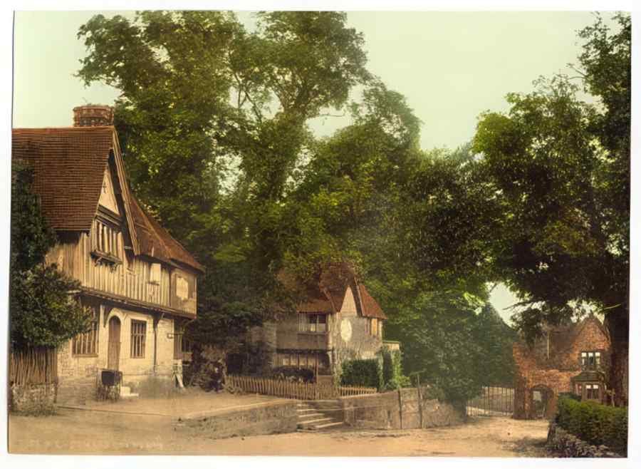 Vintage Penshurst Place Tunbridge Wells England A4 Photo Print