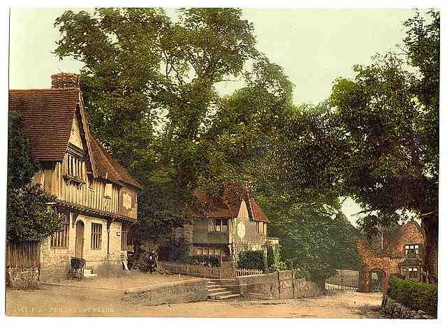 Vintage Penshurst Place Tunbridge Wells A4 Photo Print