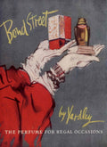 Vintage Perfume Bottle 1950s Vintage Retro Advert Poster