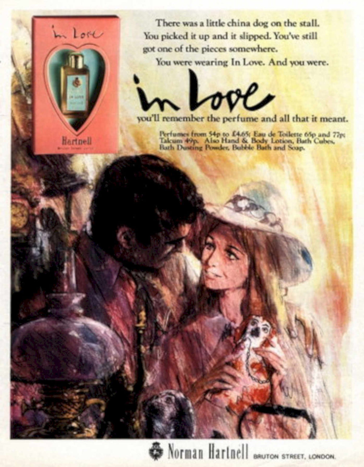 Vintage Perfume Love 1970s Vintage Retro Advert