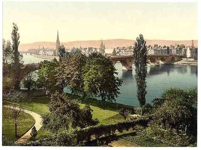 Vintage Perth from Bridgend A4 Photo Print