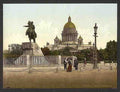 Vintage Peter the Great Place St Petersburg A4 Photo Print