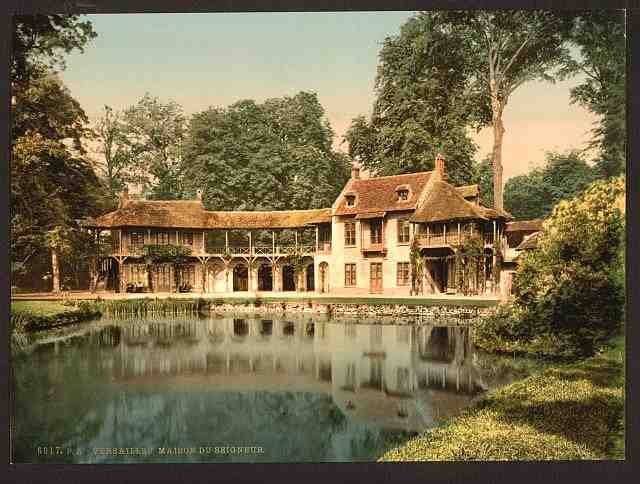 Vintage Petit Trianon Park Maison du Seigneur Versailles A4 Photo Print