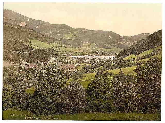 Vintage Peyerbach Reichenau A4 Photo Print