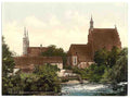 Vintage Pfarr Church Bromberg Silesia A4 Photo Print