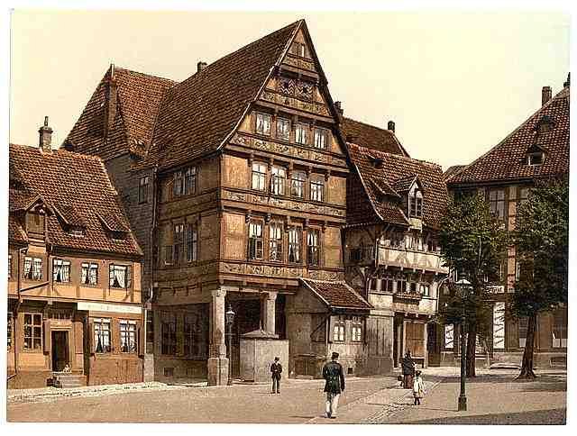 Vintage Pfleiderhaus Hildesheim Hanover A4 Photo Print