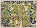 Vintage Philadelphia Map Vintage Retro Advert Poster