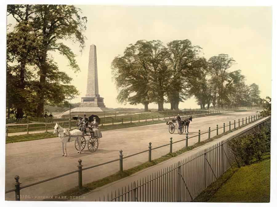 Vintage Phoenix Park Dublin County Dublin Ireland A4 Photo Print