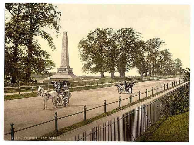 Vintage Phoenix Park Dublin County Dublin A4 Photo Print
