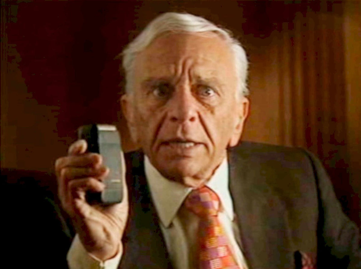 Vintage Phone Man 1970s Vintage Retro Advert