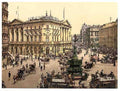 Vintage Piccadilly Circus London A4 Photo Print