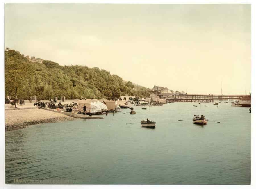 Vintage Pier And Bathing Place Looking East Southendonsea England A4 Photo Print