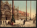 Vintage Pigeons in St Marks Place Venice A4 Photo Print