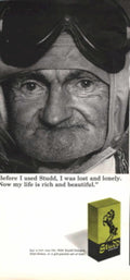 Vintage Pilot Studd 1980s Vintage Retro Advert