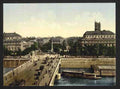 Vintage Place du Chatelet Paris A4 Photo Print