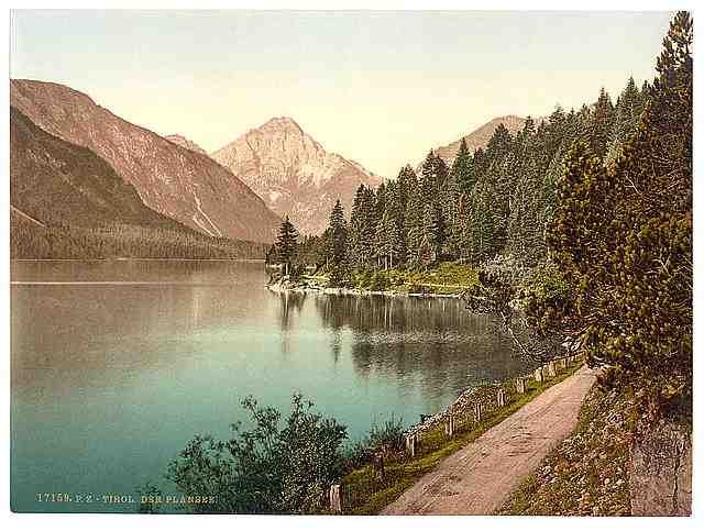 Vintage Plansee II general view Tyrol A4 Photo Print