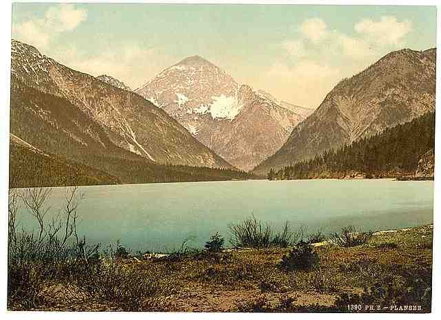Vintage Plansee general view Tyrol A4 Photo Print