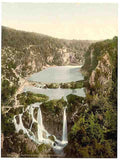Vintage Pletvicerseen Ermitensee Croatia A4 Photo Print
