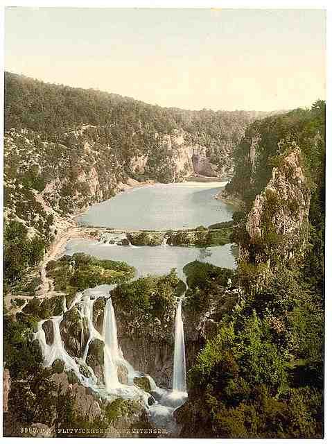 Vintage Pletvicerseen Ermitensee Croatia A4 Photo Print