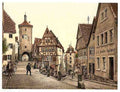 Vintage Ploenlein Rothenburg Bavaria A4 Photo Print