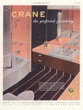 Vintage Plumbing Crane 1950s Vintage Retro Advert Poster