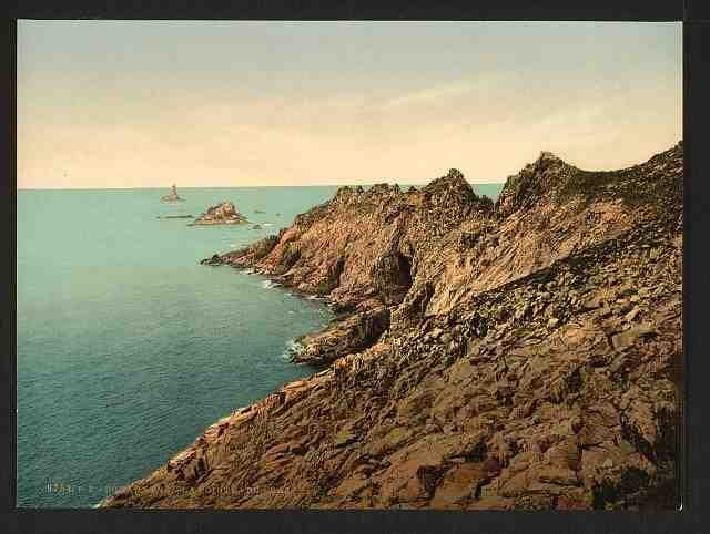 Vintage Pointe du Raz Douarnenez A4 Photo Print