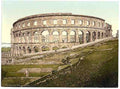 Vintage Pola the arena Istria A4 Photo Print
