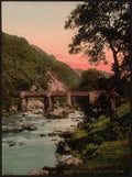 Vintage Pont Y Pair Bettws Y Coed Ie Betws Wales A4 Photo Print