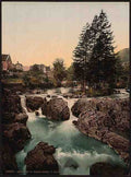 Vintage Pont y Pair II Bettws y Coed A4 Photo Print